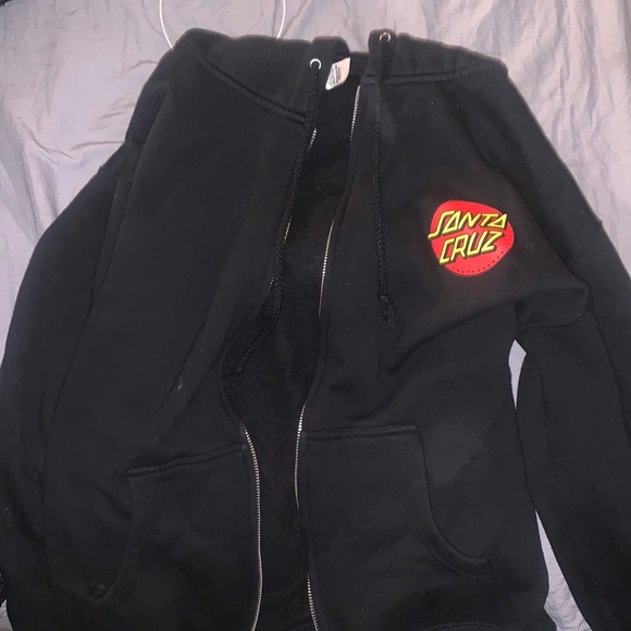 Vans Tops - Santa Cruz zip up hoodie